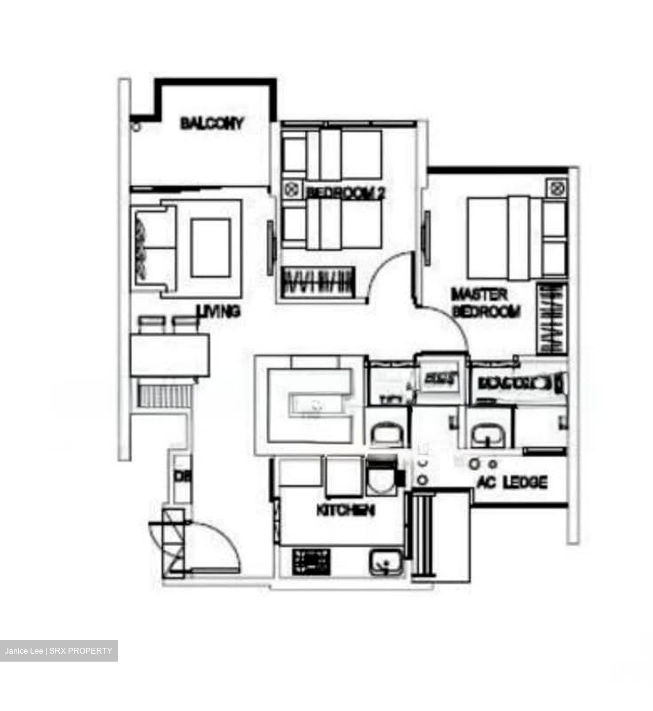 Blk 138B Lake Vista @ Yuan Ching (Jurong West), HDB 3 Rooms #574736861